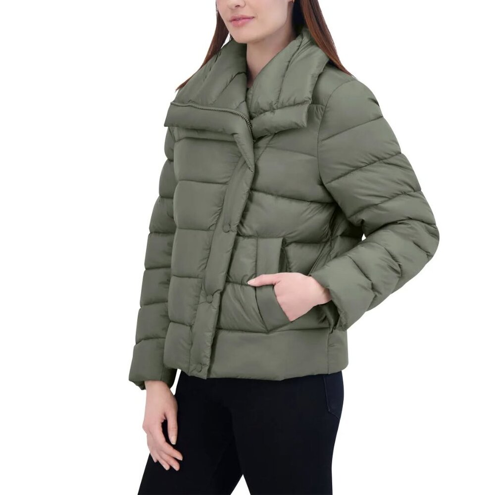 Tahari Ladies' Asymmetrical Puffer Jacket‎